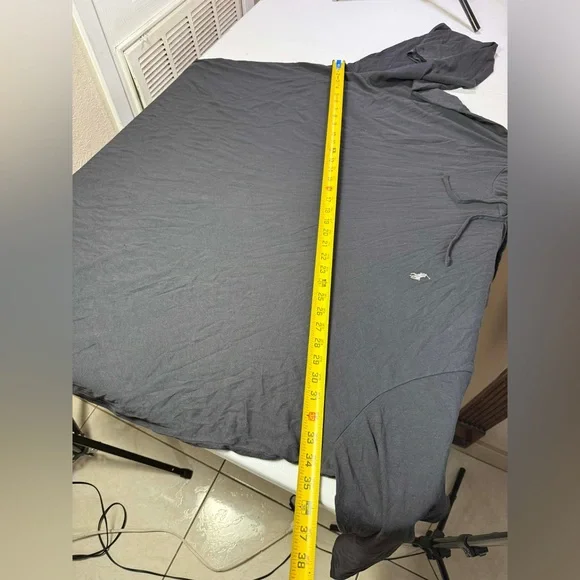 .NWOT Polo Ralph Lauren Men Gray Lightweight Pullover Hoodie Shirt Pony Sz 6XB - Picture 2 of 9